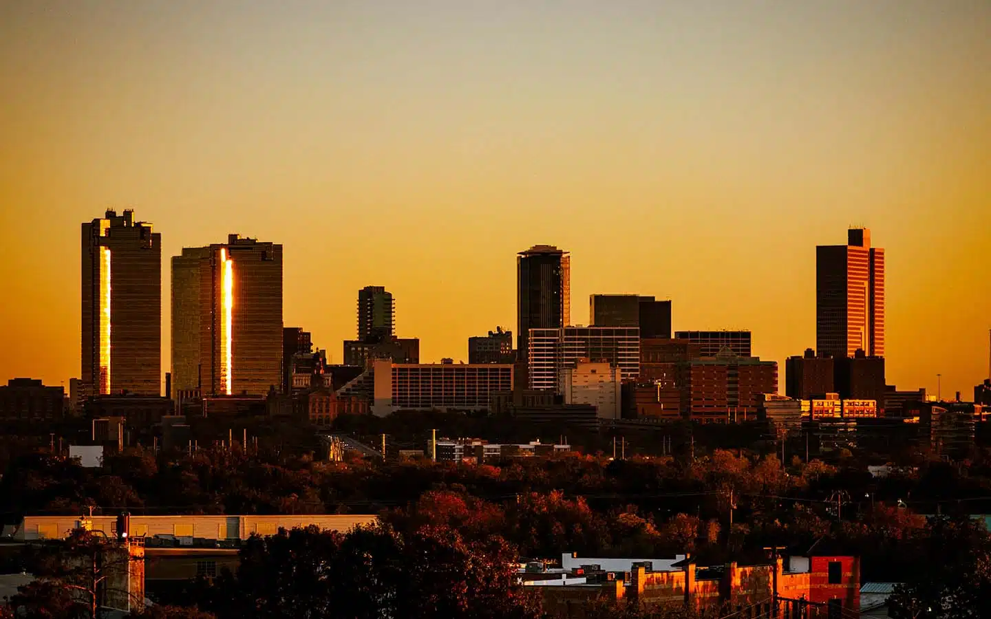 Fort Worth Texas skyline representing Google Ads Management Fort Worth services for local businesses