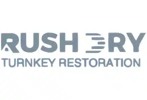 RushDry Restoration Logo RushDry restoration company logo